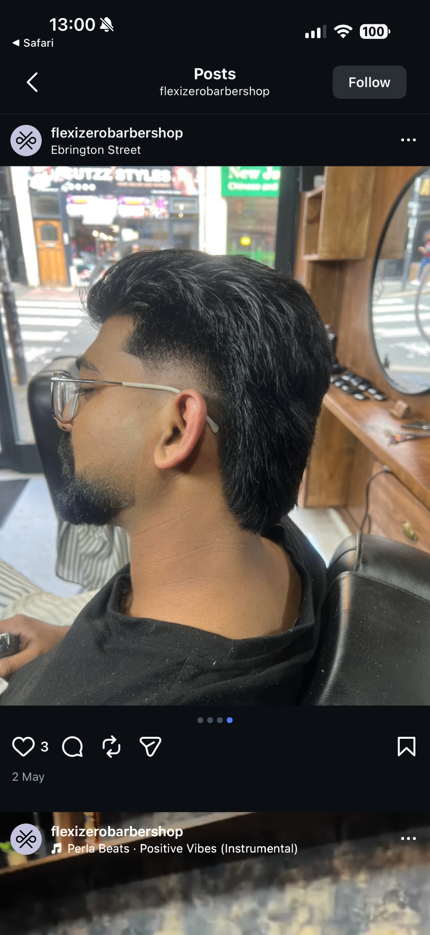 Fresh skin fade with textured top at Flexi Zero